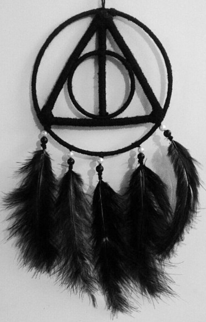 Magical Symbolism Harry Potter Deathly Hallows Dreamcatcher Handmade Hub